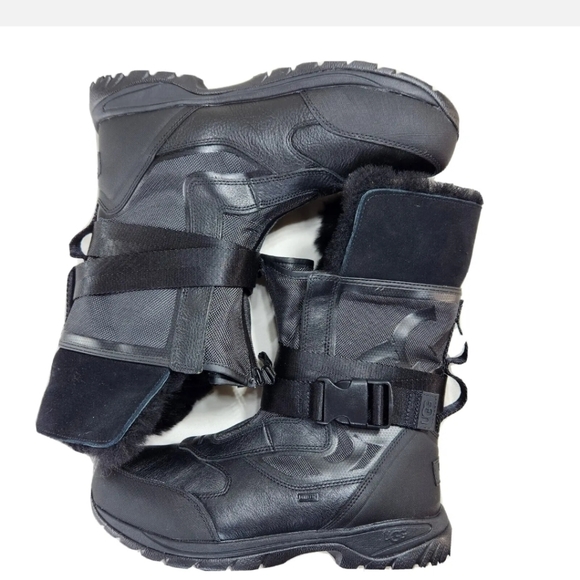UGG Tahoe Waterproof Boots NEW! $225 Sz 9 Black DryTech 1107469 - Picture 11 of 12